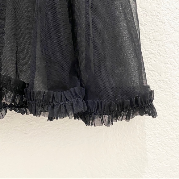 Victoria’s Secret Hot Pink Black Mesh Babydoll 34B - Picture 11 of 13